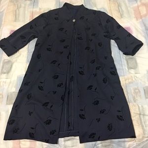 NWOT custom made open front coat